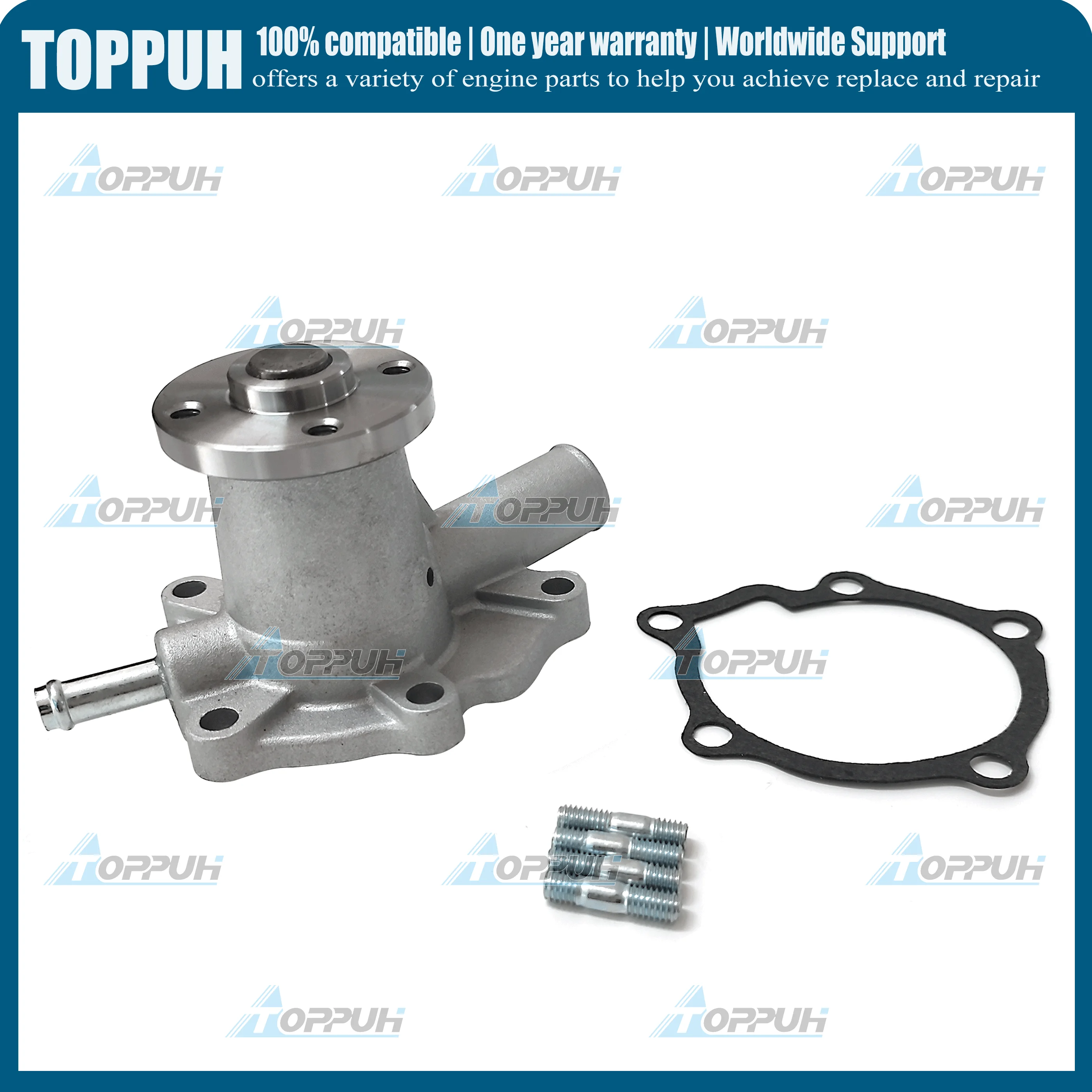 15534-73030 Water Pump for Kubota Tractor B20 B6200 B5200 B7200D B5200E B7200E D750 D850 D950 Engine