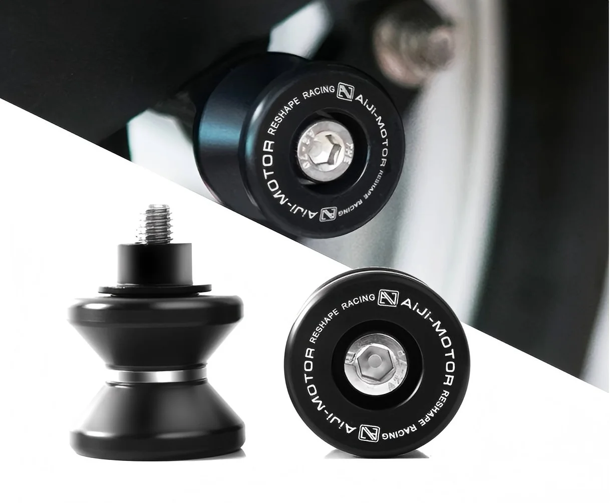 10MM Motorcycle Swingarm Spools for Kawasaki Ninja250/300 Z250/300 Z800 Z1000 Z750 ZX-6R/9R/10R/12R/14R | Paddock Stand Bobbins