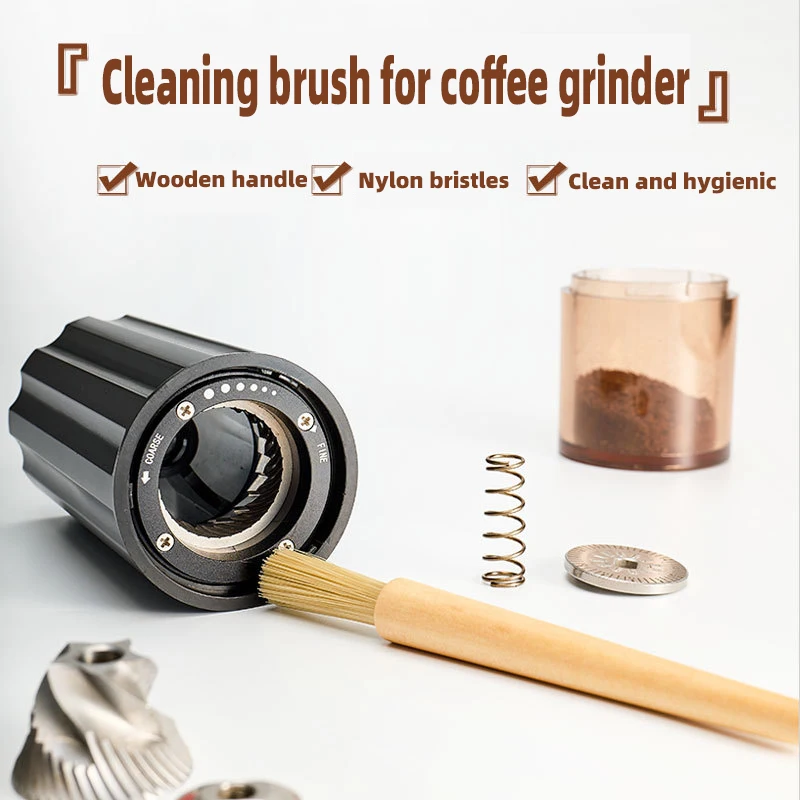

Hand cranked grinder brushes coffee powder cleaning brushes electric grinder cleaning brushes coffee grinder cleaning brushes