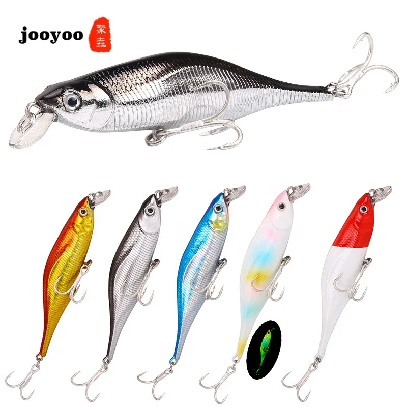 

1PCS Luminous Minnow Fishing Lure 11cm 11g Laser Simulation Bait Hard Bait Pesca Lures for Cluter Alburnus Zander Fishing Tackle