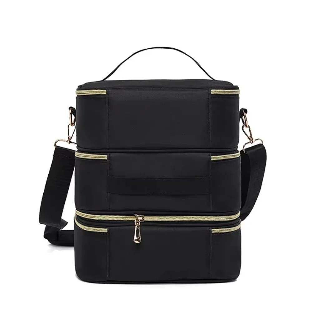 

Gifts 3 Layer Nail Polish Storage Bag Portable Multi-function Cosmetic Bag Shoulder Bags Beauty Tool