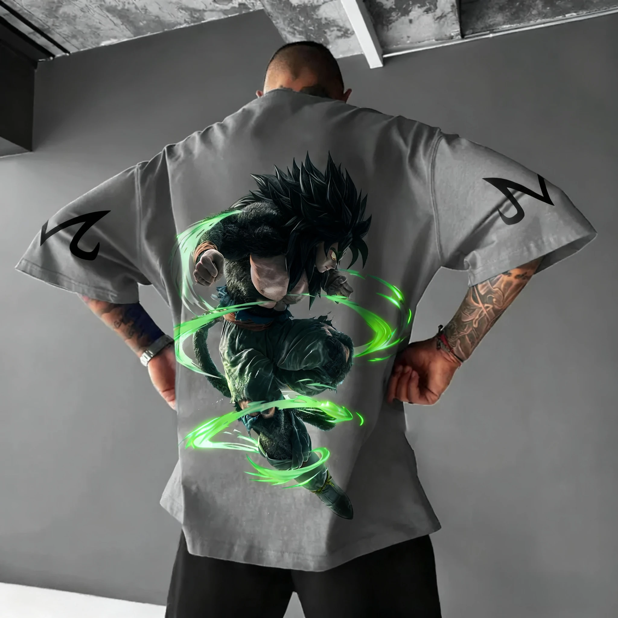 2026 لعبة دراغون بول أنيمي جوكو مطبوعة القطن الخالص قصيرة الأكمام بانداي فضفاض رياضي الرجال والنساء تي شيرت برقبة مستديرة #3