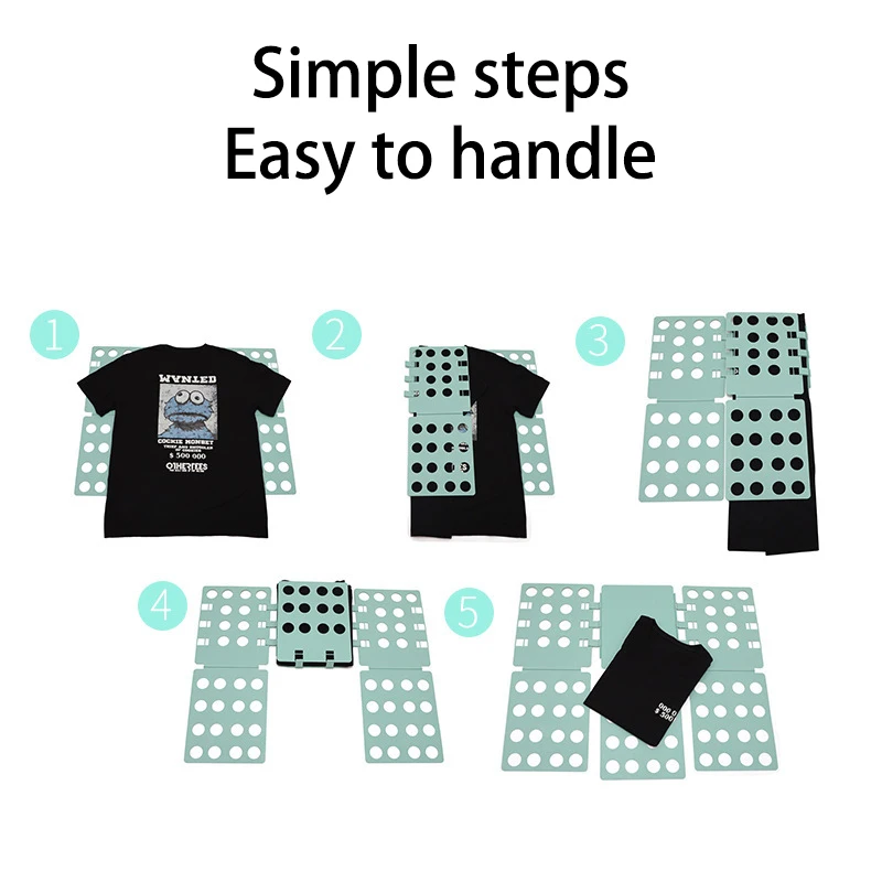 لوح ملابس بلاستيكي قابل للطي، سهل وسريع، مجلد غسيل للأطفال، لوح قابل للطي، أداة تخزين منزلية للأطفال والكبار