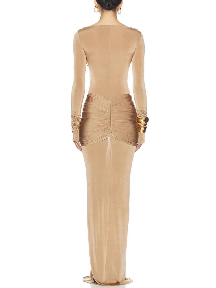 2025 الشتاء ملابس نسائية جاهزة ثوب مسائي متماسكة تمتد مشد فستان أنيق للسيدات Y2K موضة جديدة فستان الحفلات عالية الجودة