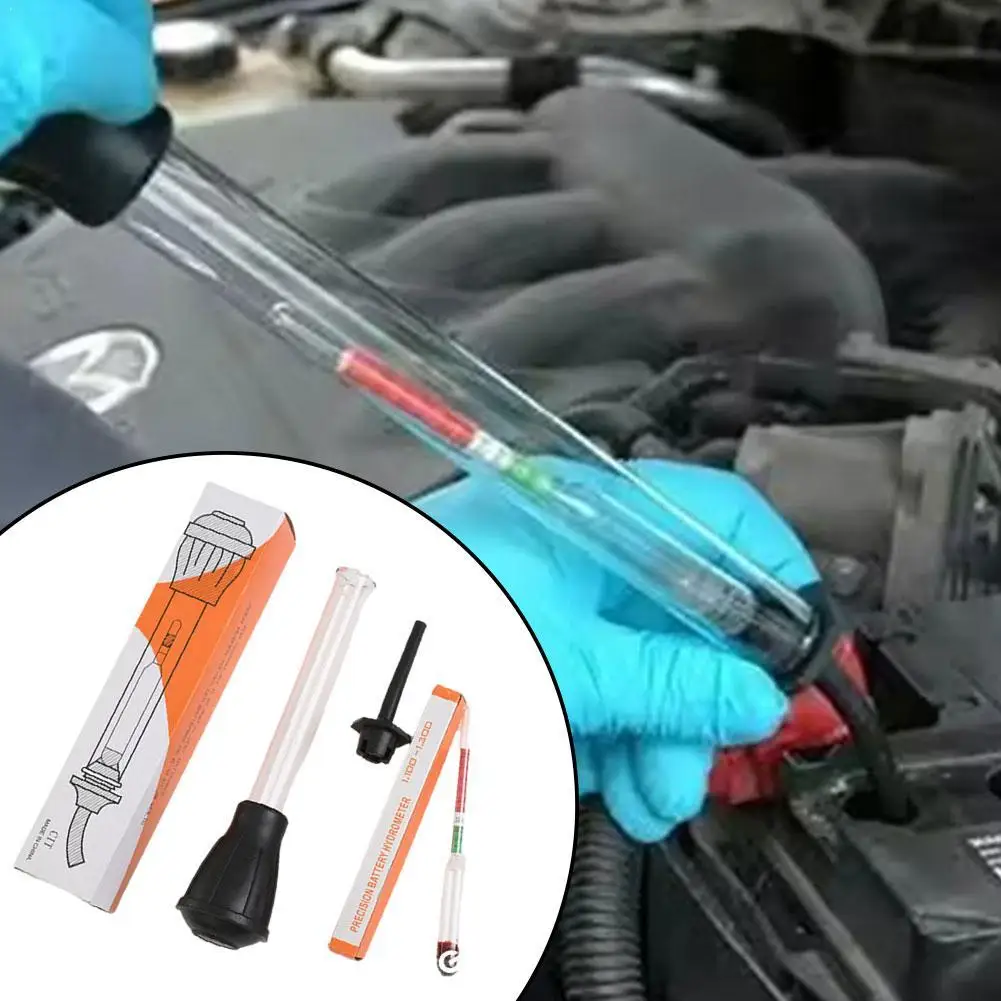 

Ареометр автомобильного аккумулятора 10,8-дюймовый электрический гидравлический измеритель плотности глубокого цикла, прецизионный тестер аккумулятора с быстрым обнаружением, авторемонт