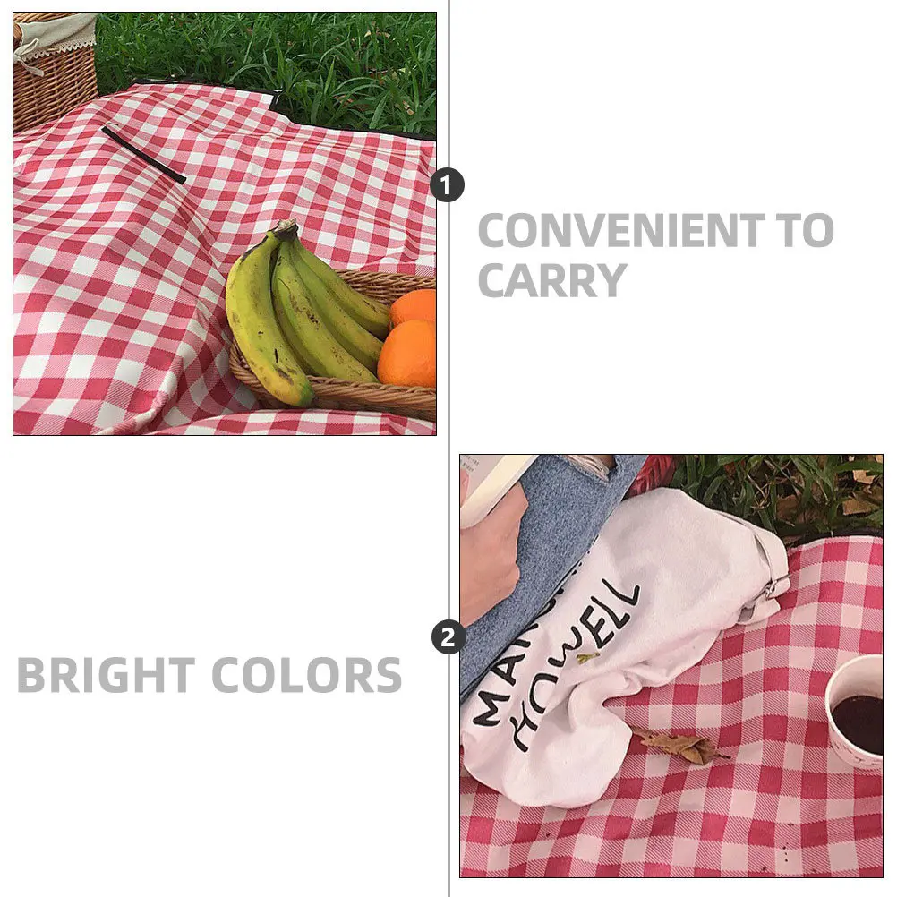 

Premium Heavy Duty Picnic Mat 200x150cm Uv Resistant Beach Blanket with Bright Colors Dirt Proof Outdoor Rug for Family Trips