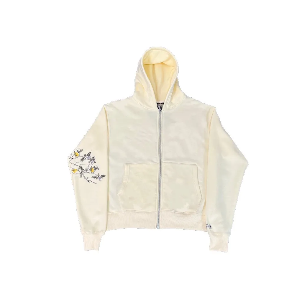 سترة Derschutze 2026 الجديدة من Eden المطرزة ذات الوزن الثقيل والمبطنة بالصوف مع قلنسوة بسحاب