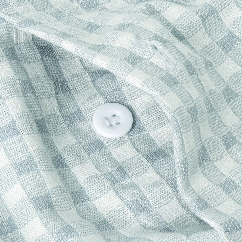 Мужские трусы-боксеры в клетку — 58% хлопок, 35% нейлон, 7% спандекс, светло-зеленое нижнее белье в клетку на лето, ультра дышащее