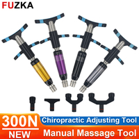 6 Levels 4 Head Chiropractic Adjusting Tool Spinal Correction Gun Shoulder Neck Massage Corrector Body Musclea Relax 300N