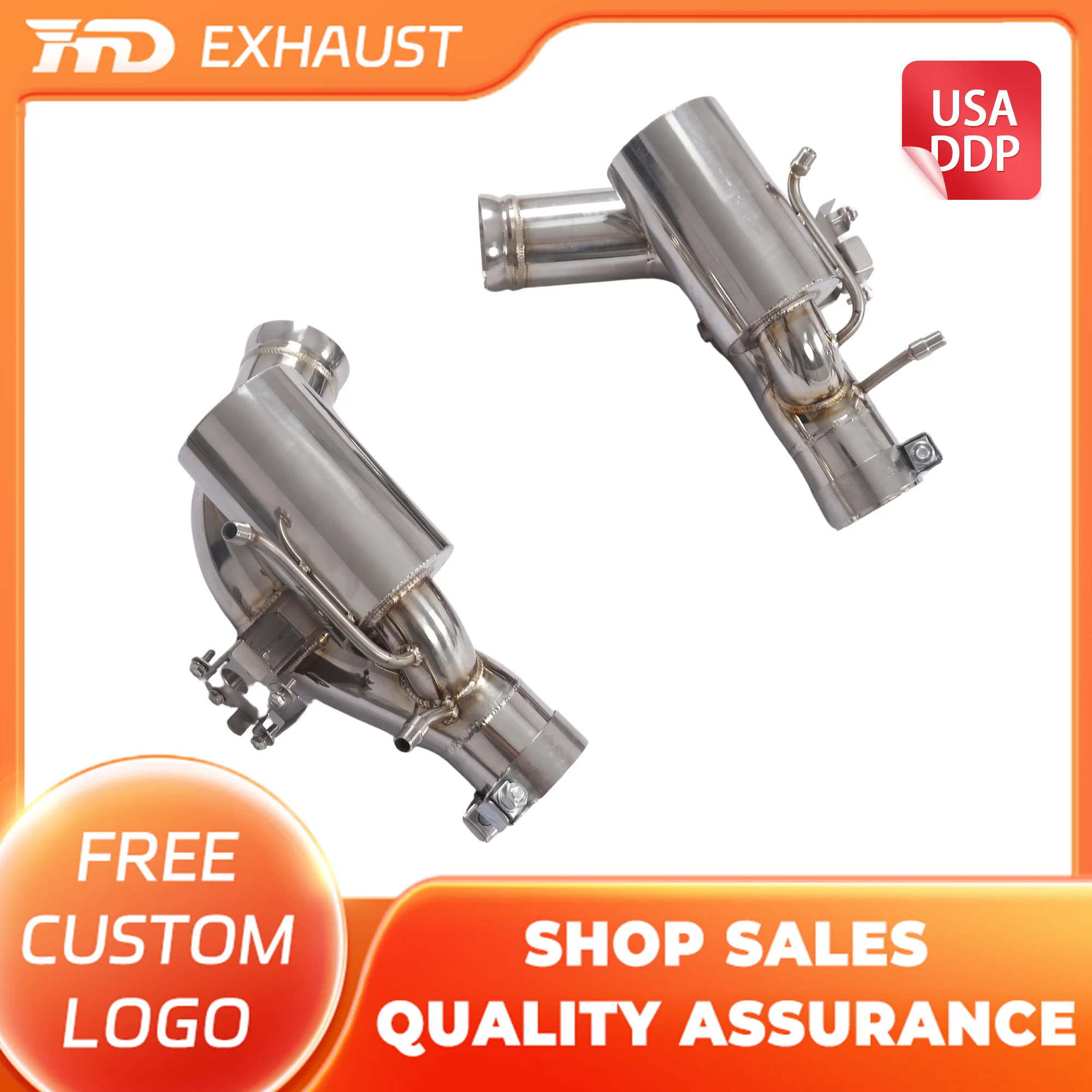 

HMD Exclusive Customization Catback for Ferrari 296 Stainless Steel Simple Exhaust OEM Valve New Products
