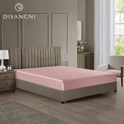DISANGNI 22 Momme 6A Grade 100% Mulberry Silk Fitted Sheet, Oeko-Tex Certified, 1 Piece Luxury Soft Silk Fitted Sheet, Deep Pock
