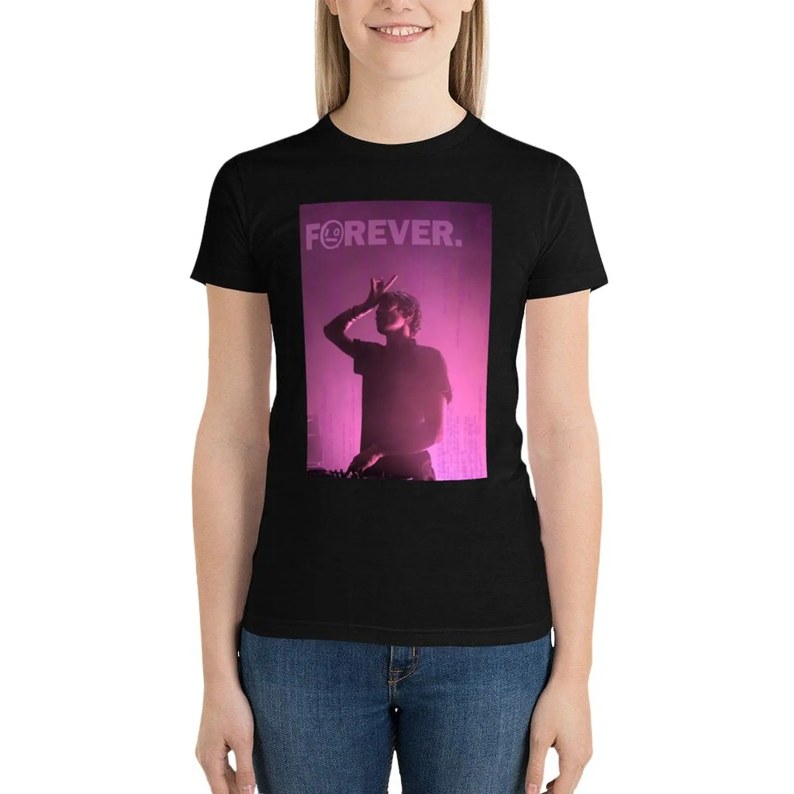 

i_o Forever Tribute 444 Garrett Lockhart T-Shirt graphics female summer tops Women's tee shirt