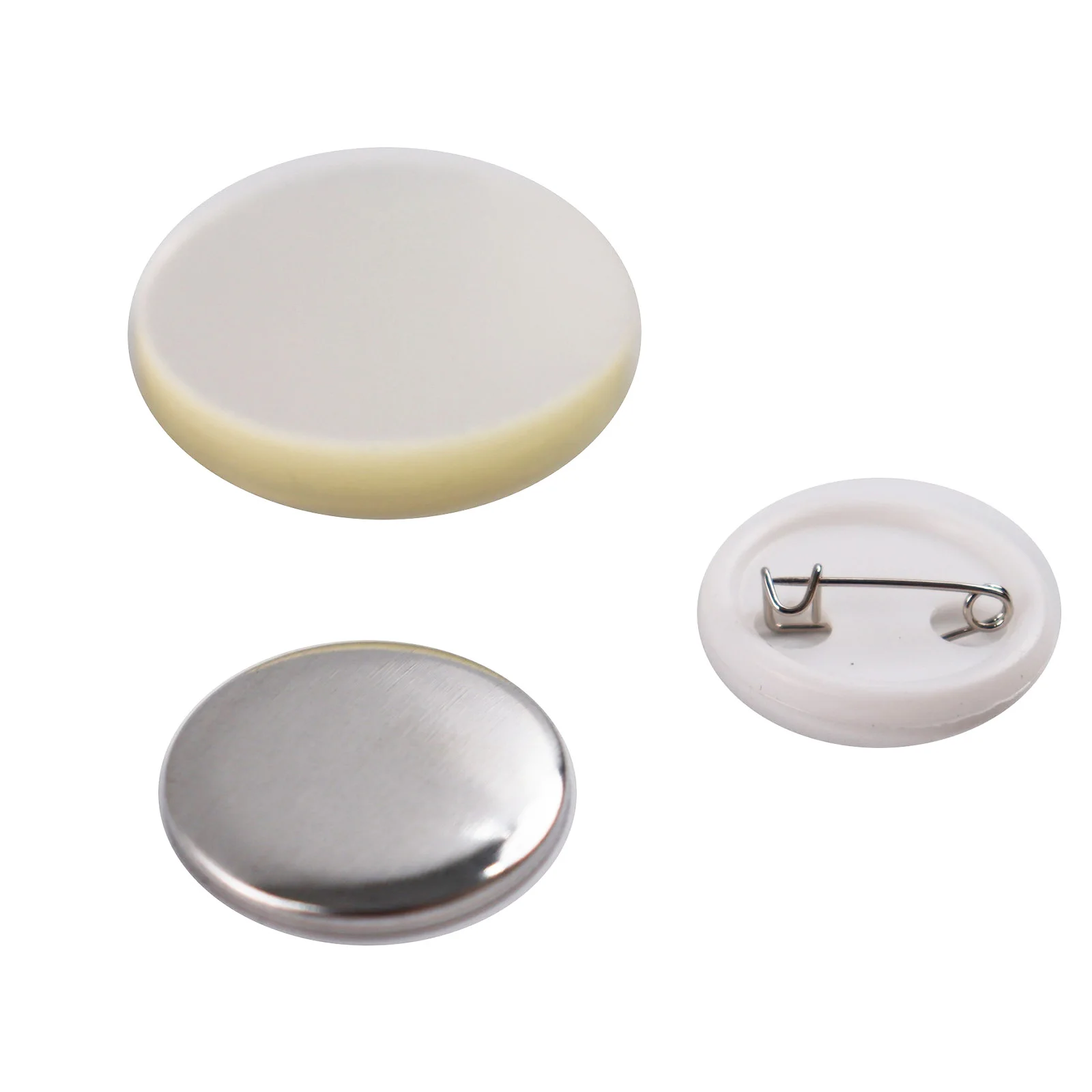 

Interchangeable 50mm 2" Round Badge Pin Button Mould with 104# Machine Set for Manual Use or on Pneumatic Machine