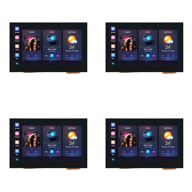 

【PRICE-DROP!】4X ESP32-S3 4.3Inch Capacitive Touch Screen Development Board Dual-Core Processor 240Mhz Wifi Bluetooth On-Board An