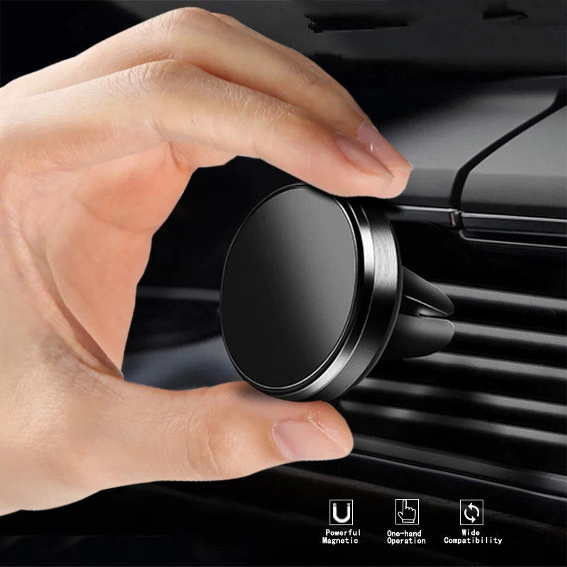 Universal Magnetic Car Phone Holder Stand in Car for All phone for iPhone Xiaomi Magnet Air Vent Mount Mobile Phone Support GPS