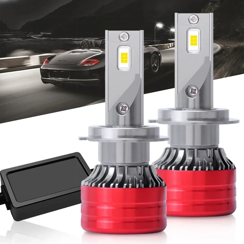 

2pcs Car Lights H4 LED H7 16000LM H1 H3 H8 H11 LED Atuo Lamp for Car Headlight Bulb HB3 HB4 9005 9006 Turbo LED Bulbs 12V