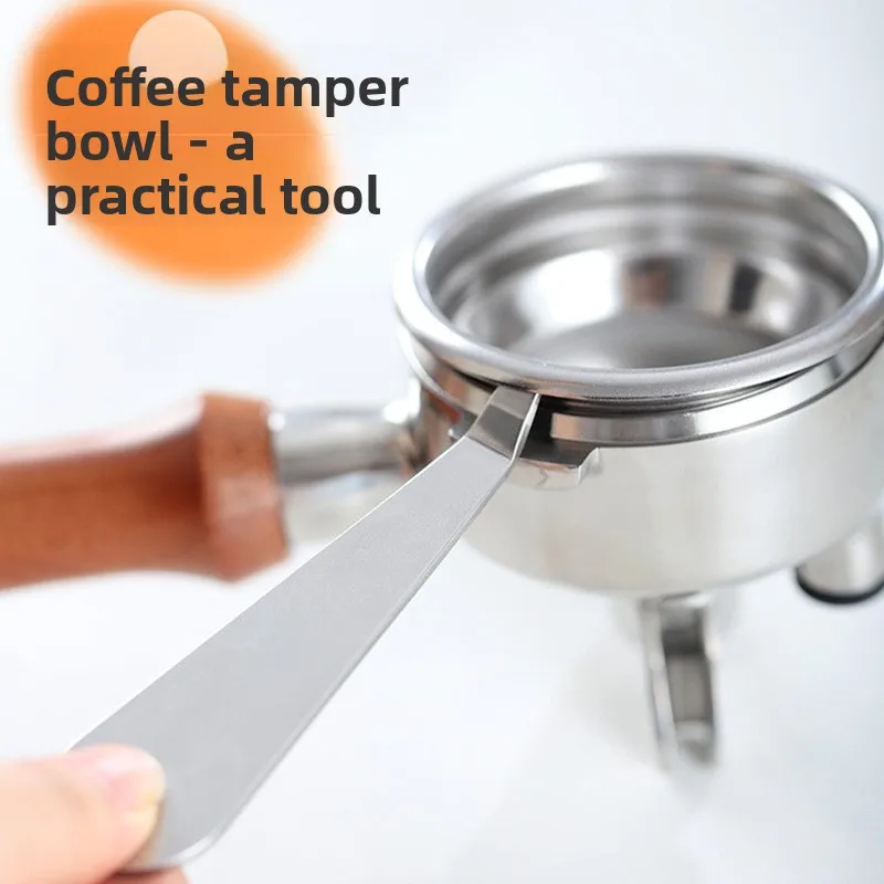 

Stainless Steel Portafilter Removal Tool, Durable Coffee Powder Cup Disassembly Claw for Espresso Machine Basket Accessories