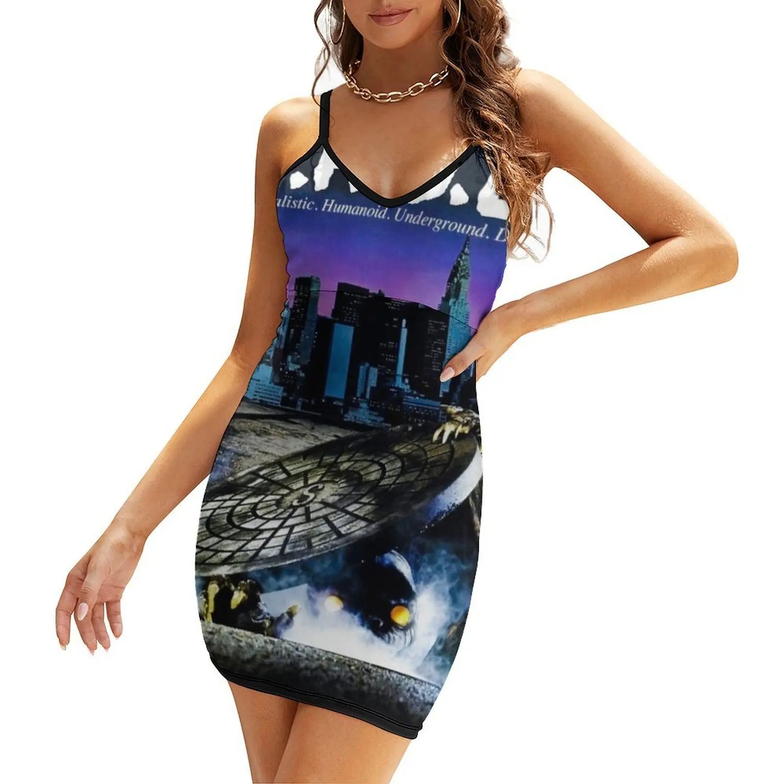 

C.H.U.D. Movie Poster Sling Dress cocktail dresses Beachwear dresses for womens 2025 clothes for women