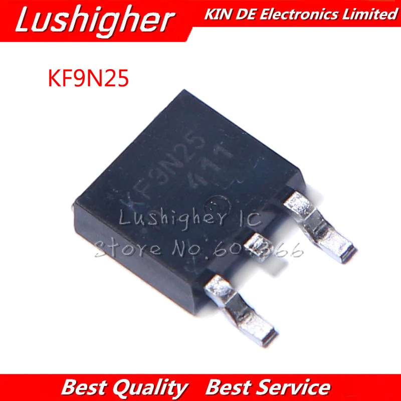 10pcs KF9N25 TO-252 9N25 TO252 FQD9N25 KF9N25D-RTF 250V KF9N25D-RT