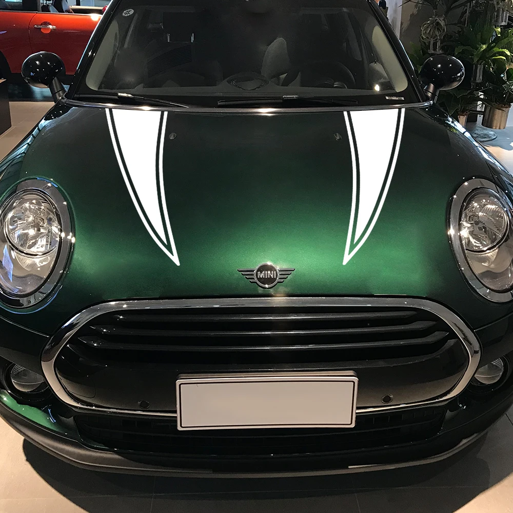 2 шт., наклейки на крышку капота автомобиля Mini Cooper S JCW F55 F56 R55 R56