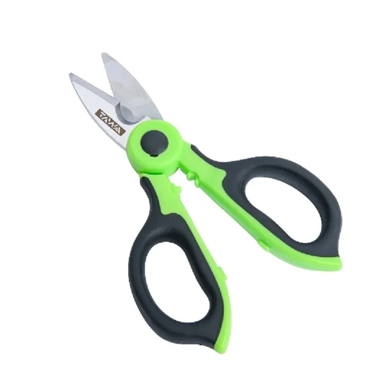 TAWAA KS-K2 Portable Fiber Optic Kevlar Cutter Serrated Kevlar Scissors Stainless Steel Blade for Non-slip Sharp Durable Cutting