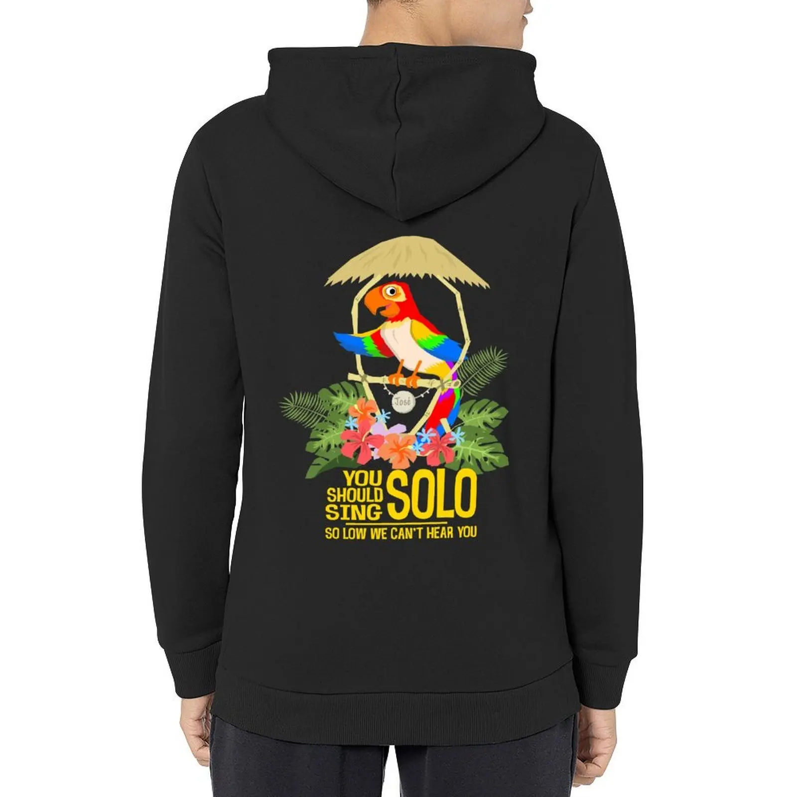 

Tiki Room Birds: Jose Sing Solo Hoodie aesthetic clothing men's autumn clothes autumn men clothing tracksuit men