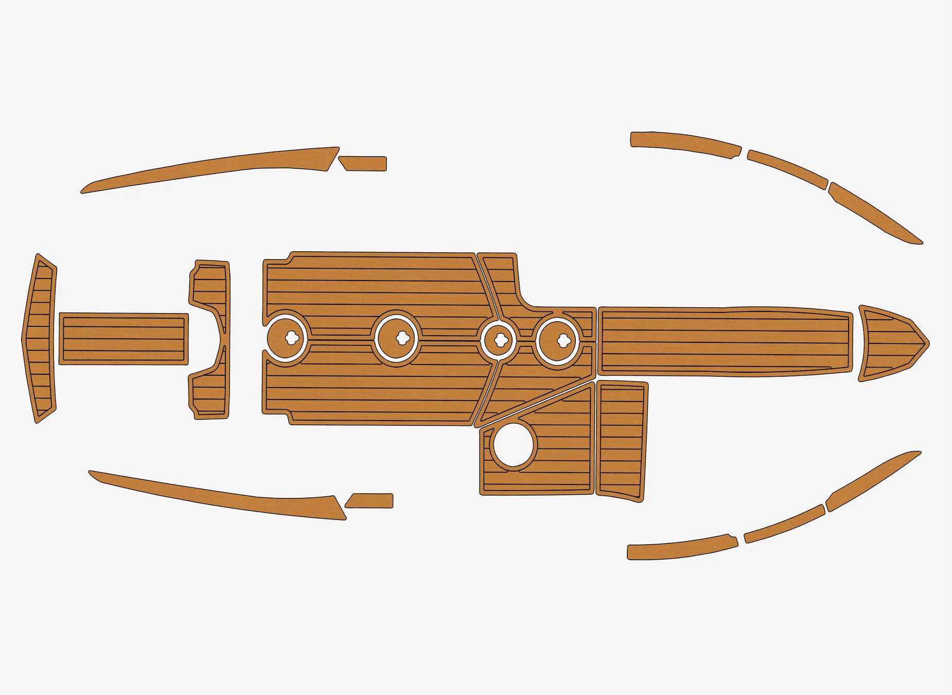 

Нескользящий коврик из искусственной морской пехоты из ЭВА, самоклеящийся коврик для яхты 6 мм, коврик для кабины для Mastercraft X30 2012 года, легко устанавливается