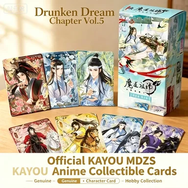 kayou-authentique-mo-dao-zu-shi-drunken-dream-chapter-vol5-boite-de-boosters-de-cartes-a-collectionner-anime-mdzs-personnage-cadeau-pour-les-fans