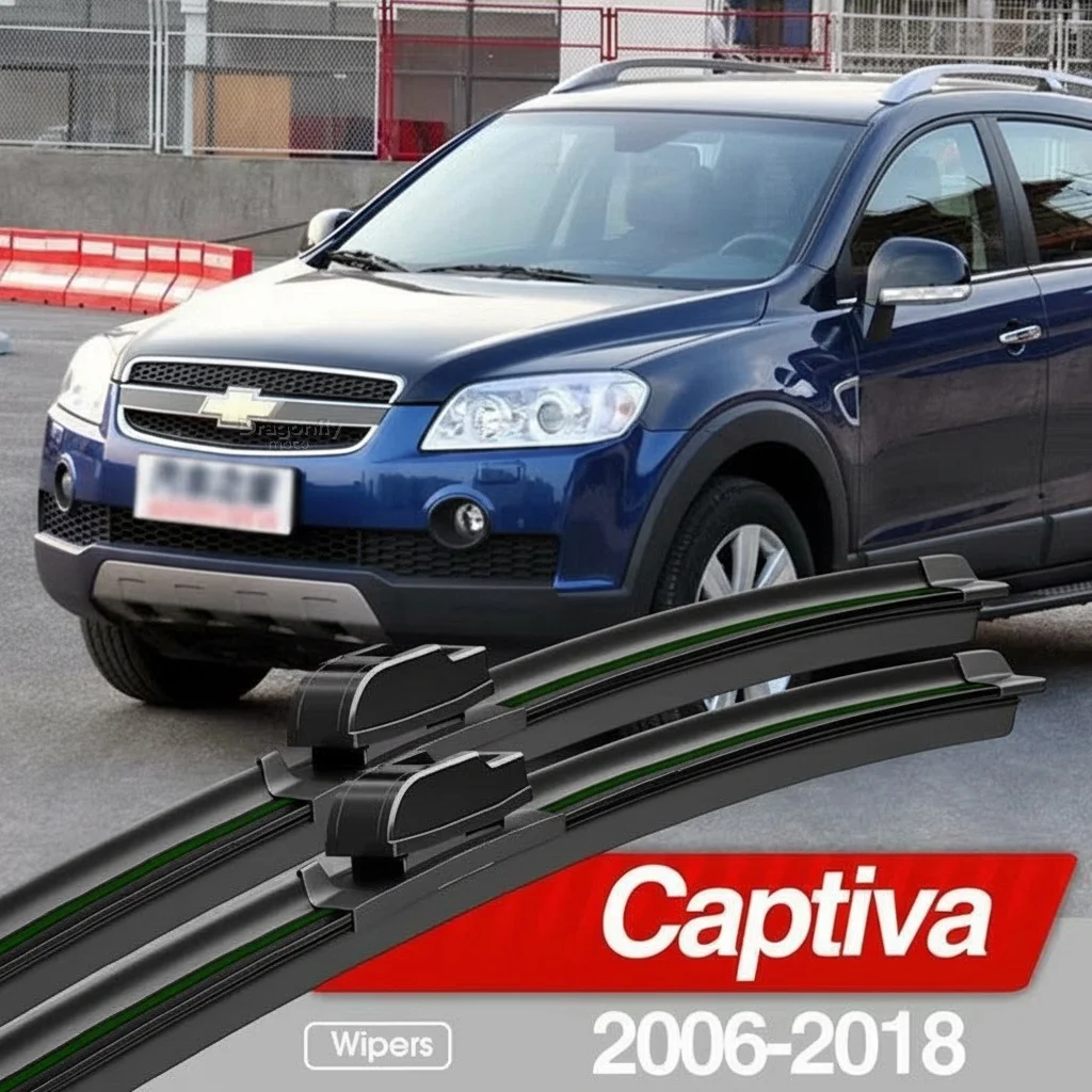 

For Chevrolet Captiva 2006-2018 Front Windshield Wiper Blades Accessories 2pcs Windscreen Window 2007 2010 2014 2015 2016 2017