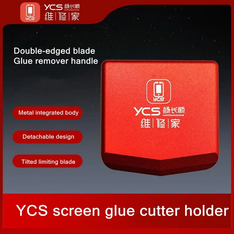 

YCS 100PCS High Toughness Stainless Steel for Mobile Phones Maintenance LCD Screen OCA Glue Cleaning Removal Scraper Hand Repair