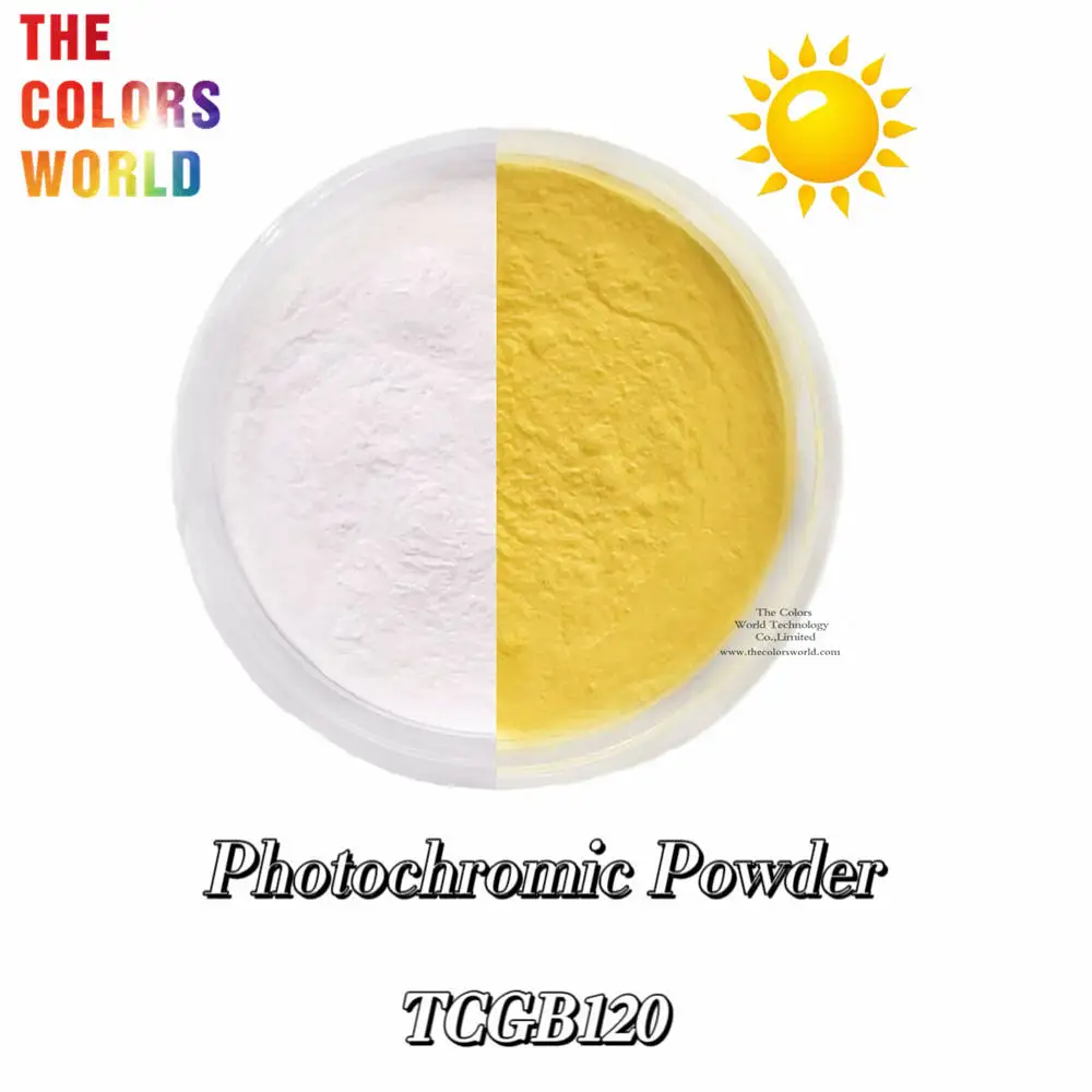 Polvo fotocromático TCT-773 que cambia de Color, pigmento sensible a la luz solar UV para manicura, decoración artística de uñas, gel UV