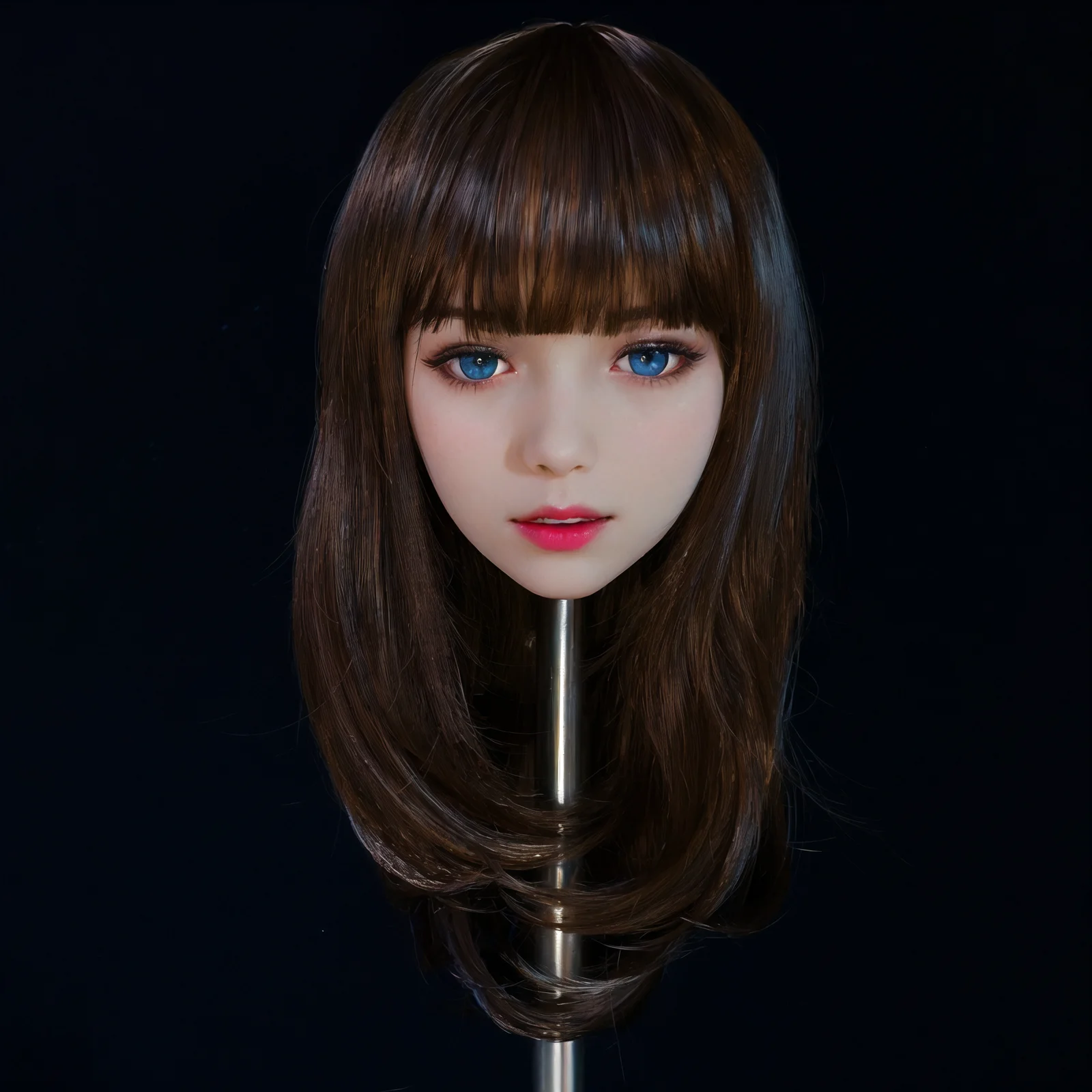 رأس احترافي لممارسة المكياج TPE مع واجهة لولبية M16، مناسب لتدريب التصفيف - للاستخدام للبالغين من الذكور والإناث، D #2