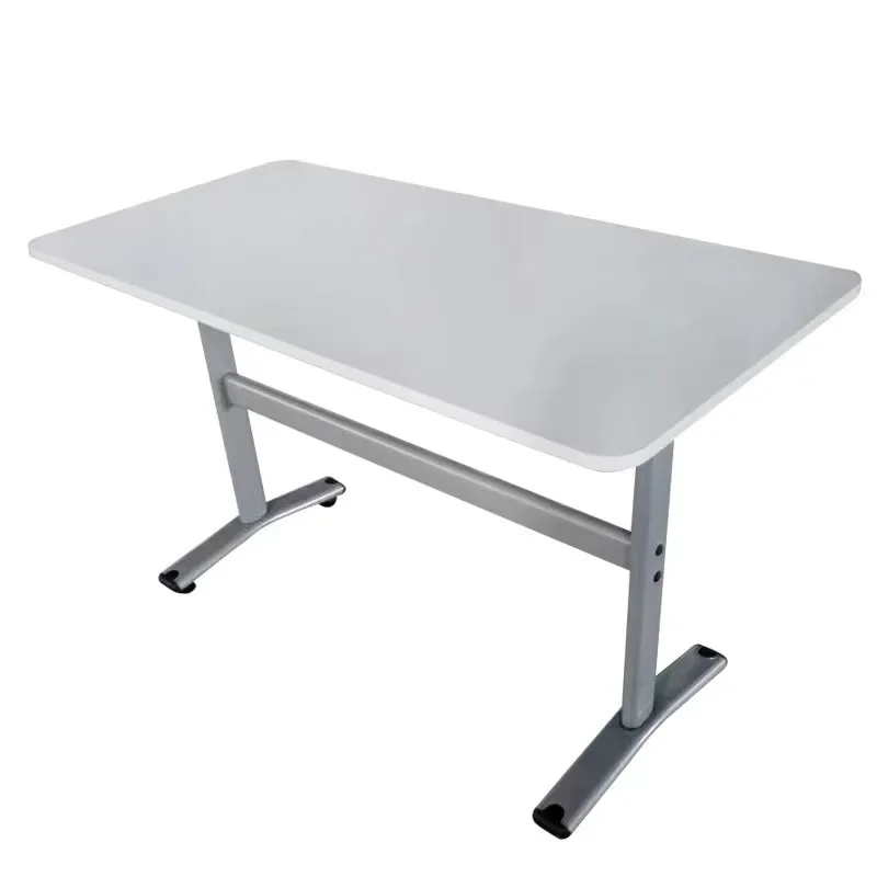 【2026】Moderner Elektrisch Höhenverstellbarer Pneumatischer Schreibtisch aus Metall für Home Office, Esszimmer und Arbeitszimmer mit Holzplatte