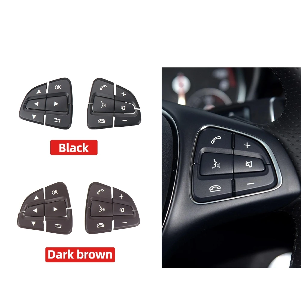 

Car Steering Wheel Buttons Control Switch Cover For BENZ A B CLA CLS GLA GLS GLE Class W176 W246 W218 W172 W292 W166 0999050600