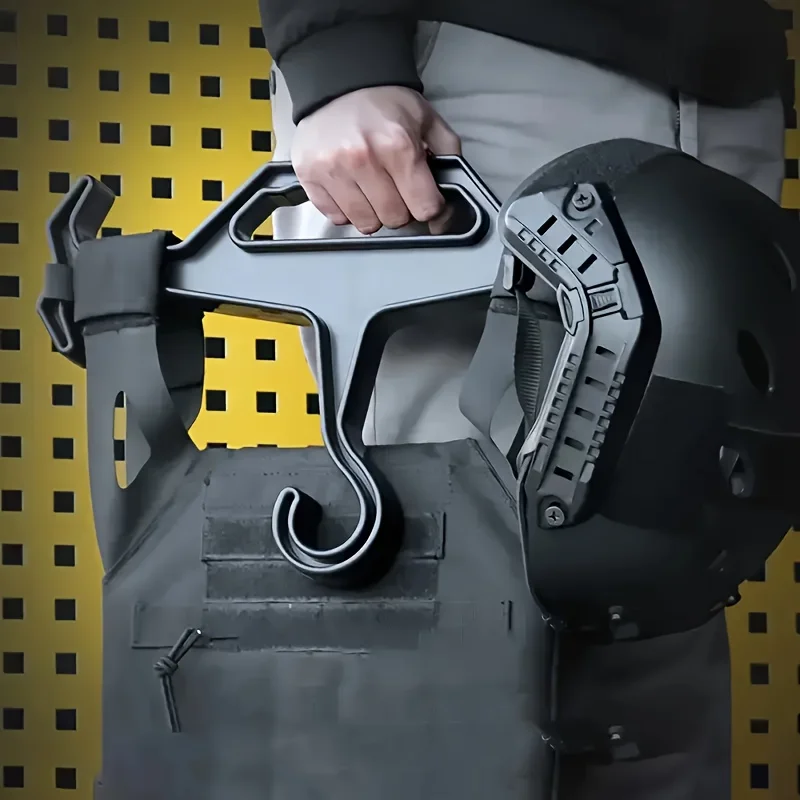 Support de présentation multifonctionnel pour équipement tactique lourd, cintre multi-accroches pour combinaison de plongée, capable de transporter de gros équipements