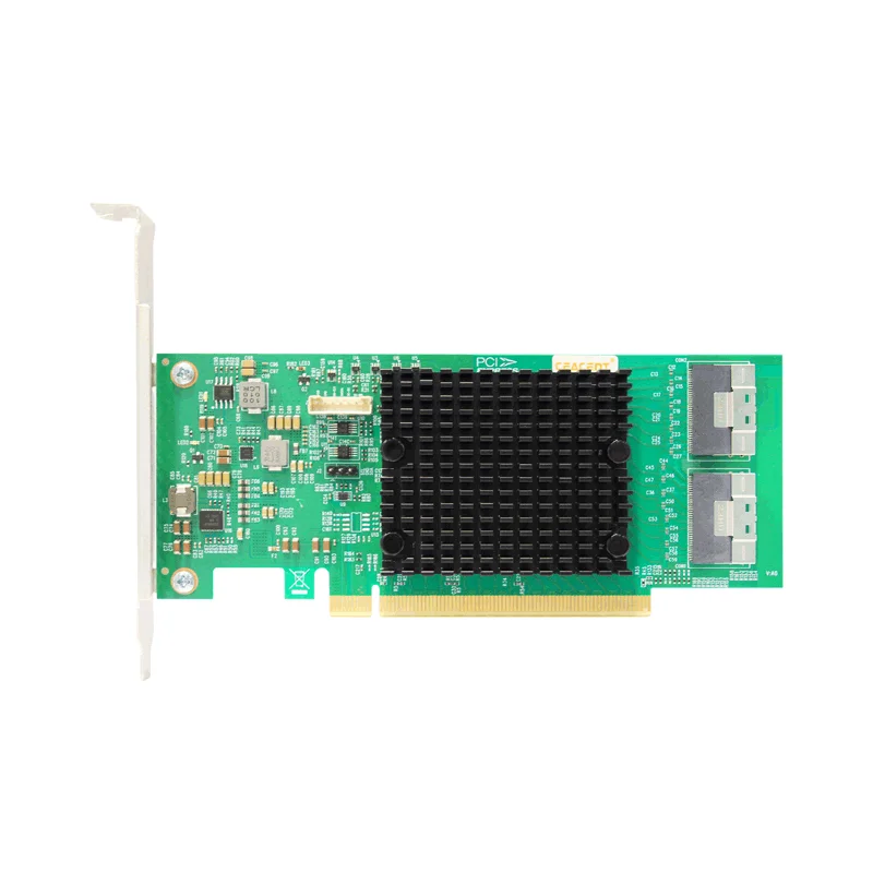Imagem -02 - Ceacent-adaptador Nvme Gen4.0 Chip de Leitor Pcie4.0 Pcie 4.0x16 Sff8654 x8 de Portas Suporte até 4x Nvmegen4.0 Cnt42pe16