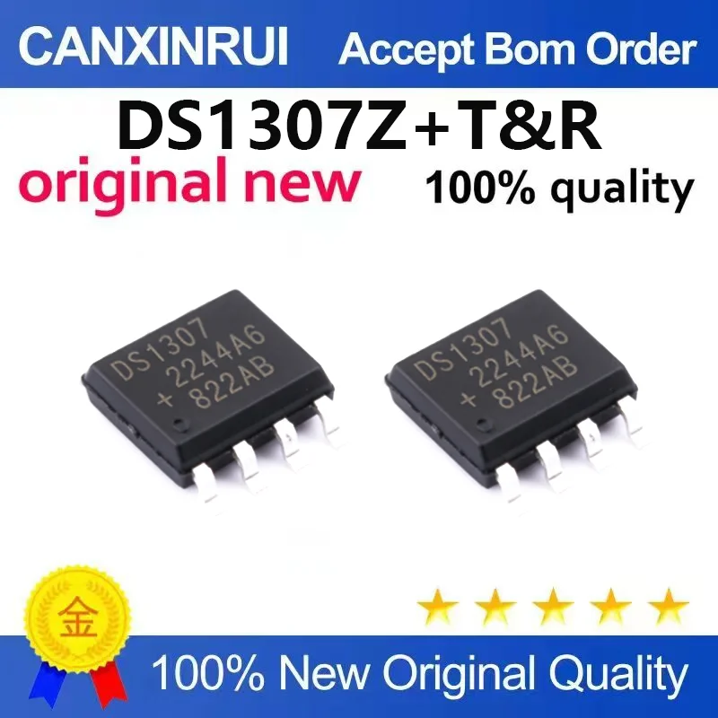 （5pcs-10pcs）New original DS1307Z+T&R SOIC-8 clock/calendar real-time clock chip IC