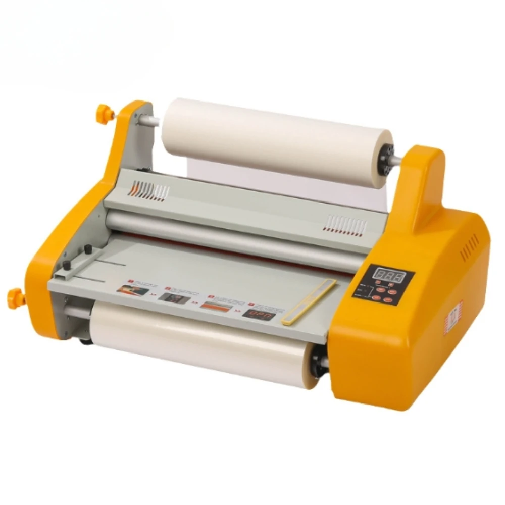 

Single sided double-sided laminating machine, small printing laminating machine, semi-automatic FM3820 heating sealing machine