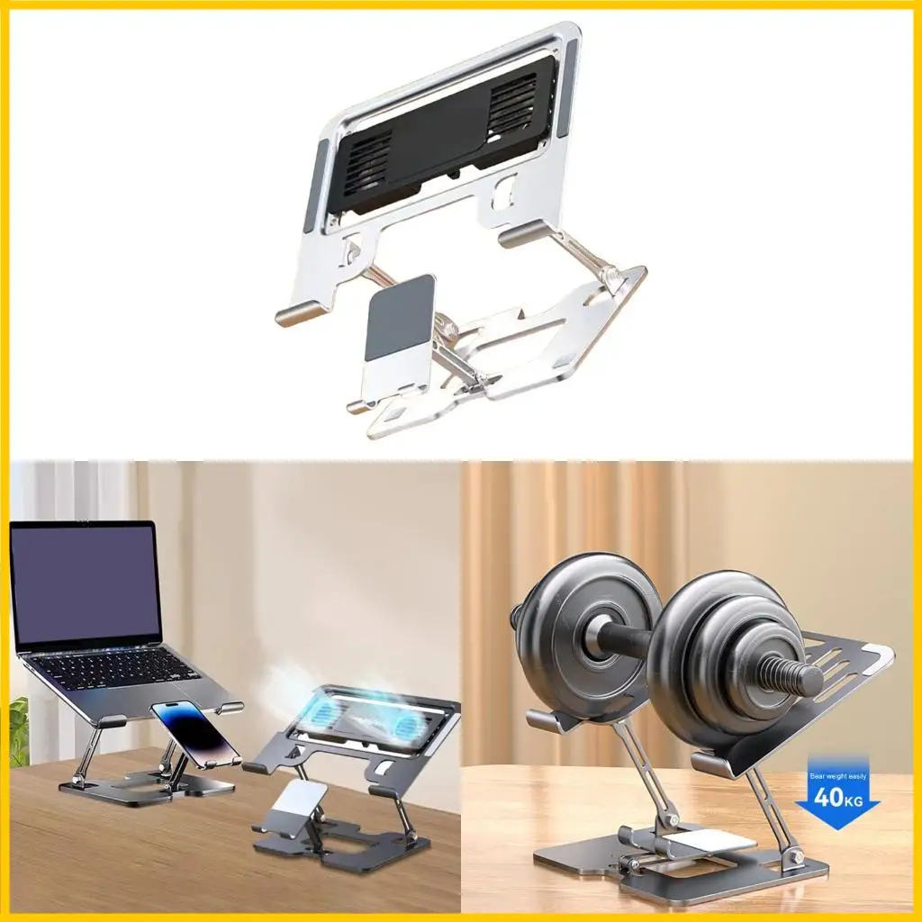 

2 в 1 Регулируемая ноутбук подставка для эргономичной стойки на рабочем столе Регулируемая высота для совместной работы. Легкое