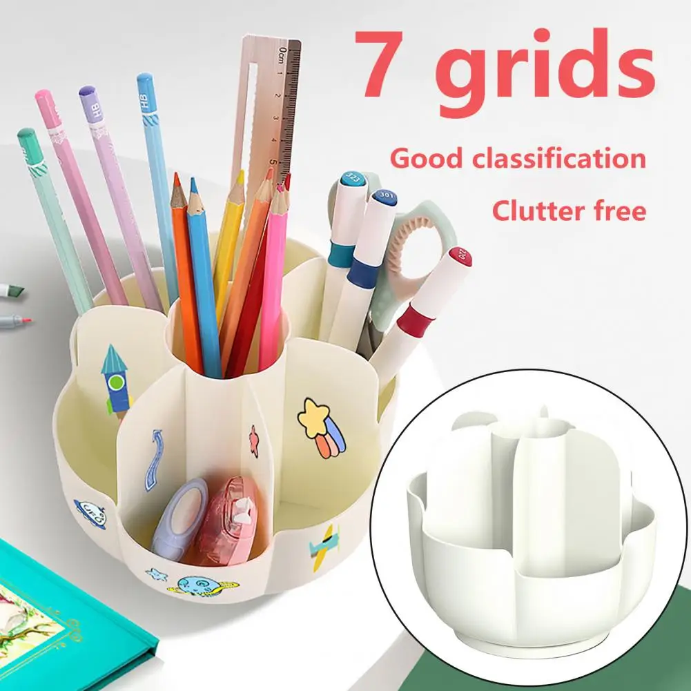 Multifunctional Pen Holder Multifunctional 360 Degree Rotating Pen Holder Capacity Organizer for Home School Office Desktop