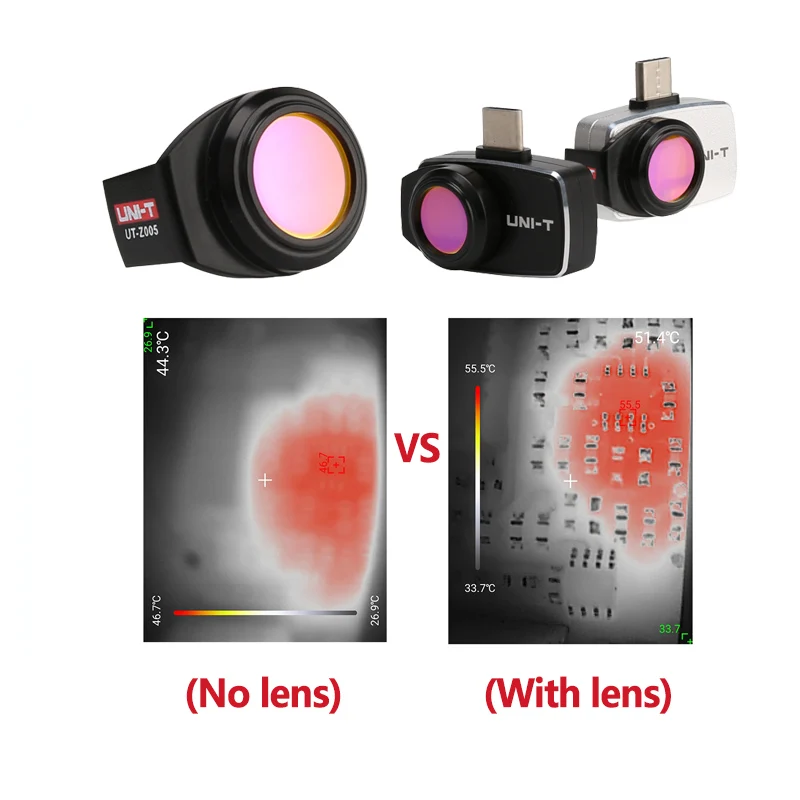 UNI-T Thermal Imager For Phone UTi256M UTi260M PCB Electronic Temperature Floor Heating Test Type C Infrared Thermal Camera