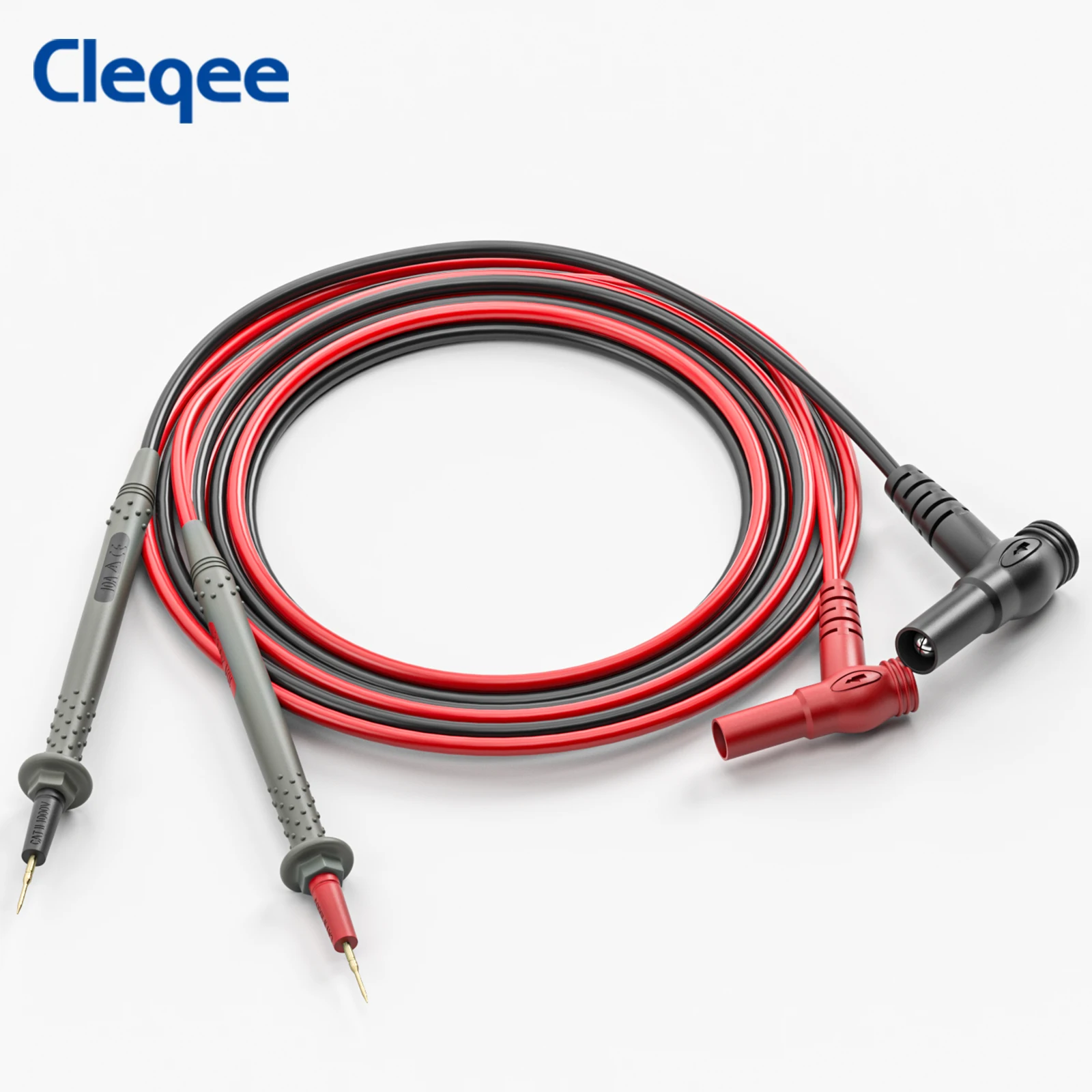 Cleqee P1506B multimeter test lead kit banana plug with crocodile clip precision sharp probe digital electrical test probe