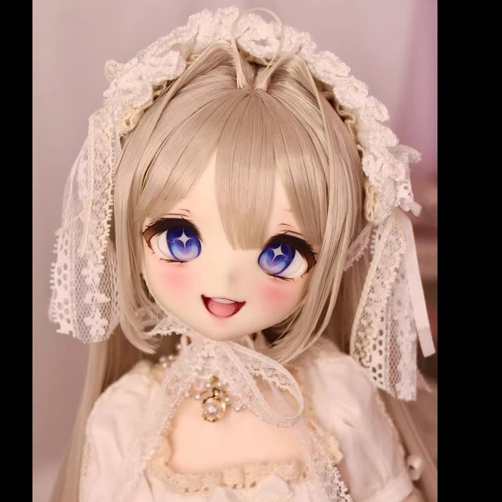 

Аниме 1/4 BJD кукла голова с телом смола материал улыбка девушка кукла аниме DIY девушка кукла без макияжа игрушки подарок для девочки