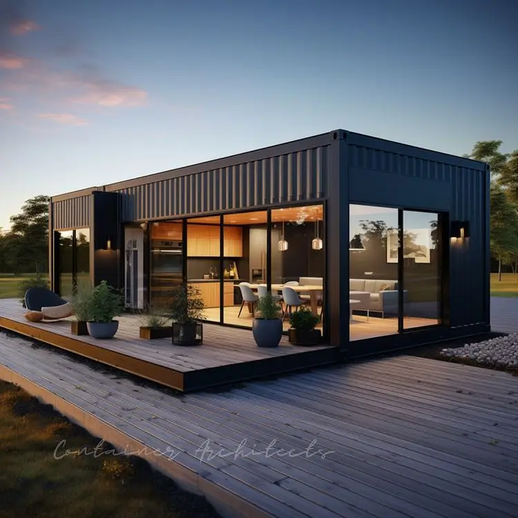 40FT Foldable Expandable Container House 2-5 Bedroom Portable Prefab Modular Home Custom Design Factory Direct Garden Rooms