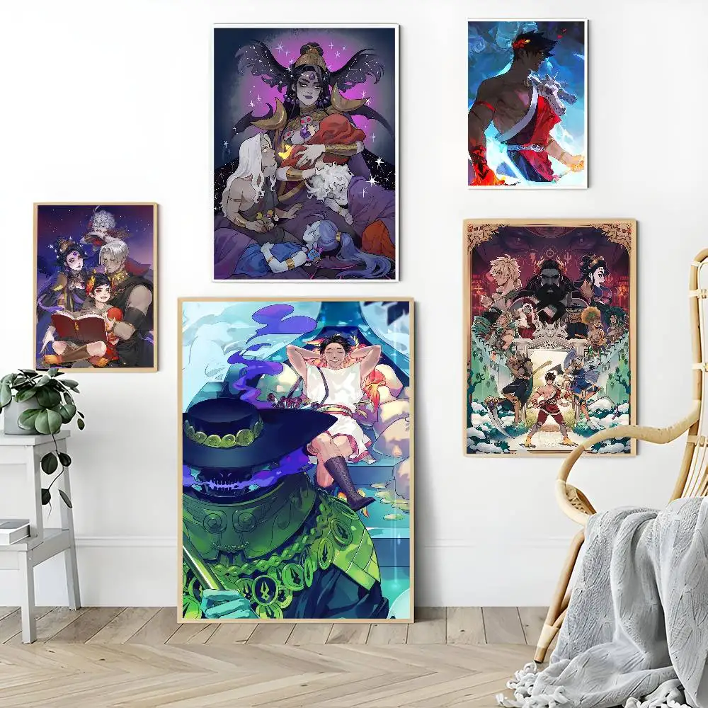 أمين H-Hades مطبوعات وملصقات ذات نوعية جيدة ملصق ورقي مقاوم للماء ملصقات حائط لبار القهوة