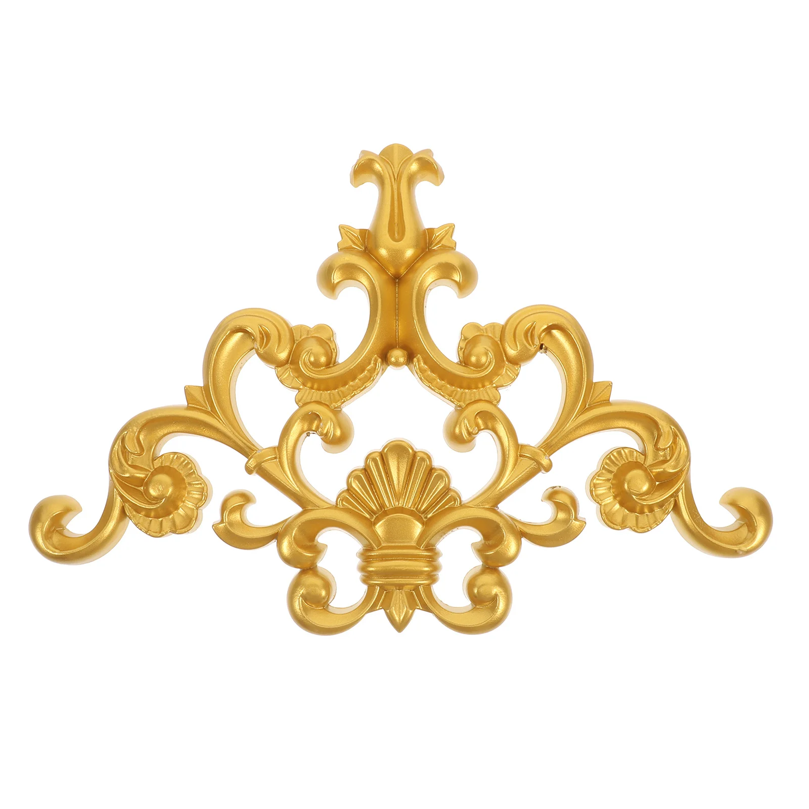 بولي كلوريد الفينيل منحوتة زهرة زين البلاستيك راصعة التصميم الأوروبي غير مصبوغ جدار سقف باب خزانة زخرفة الأثاث #5