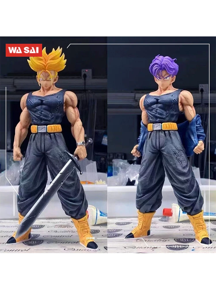 Heißer Dragon Ball Trunks Anime Figur Super Saiyajin Zukunft Trunks PVC Action-figuren GK Statue Sammlung Modell Spielzeug