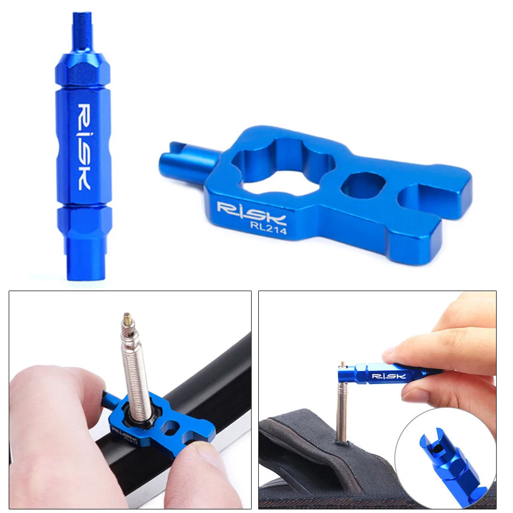 4  In 1 Valve  Wrench Valve Core Disassembly Installation Tools Bicycle Repait Tools for MTB Road Bike