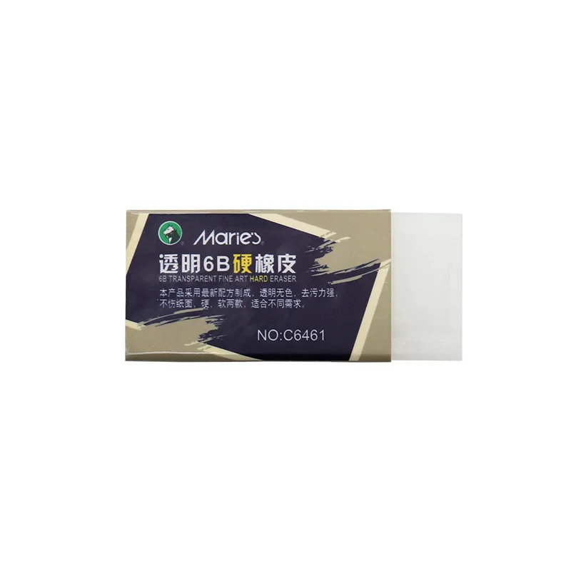 

4pcs Professional Drawing Exam Eraser Sketch Drawing Art Pencil Plastic Leather 6B Eraser Elementary School Stationery