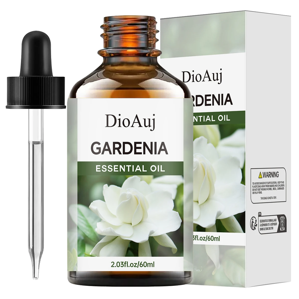 60ml Gardenia Essential Oil Rich Floral Scent Suitable for Facial Care And Diffusion in Aromatherapy Machines